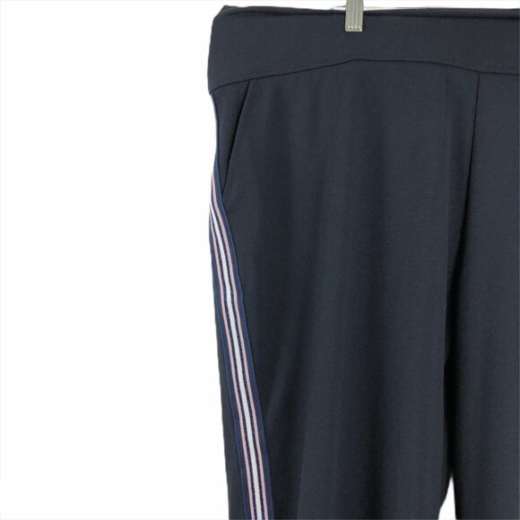 Zaggora Runway Pants Navy Blue With Side Striped - Picture 2 of 8